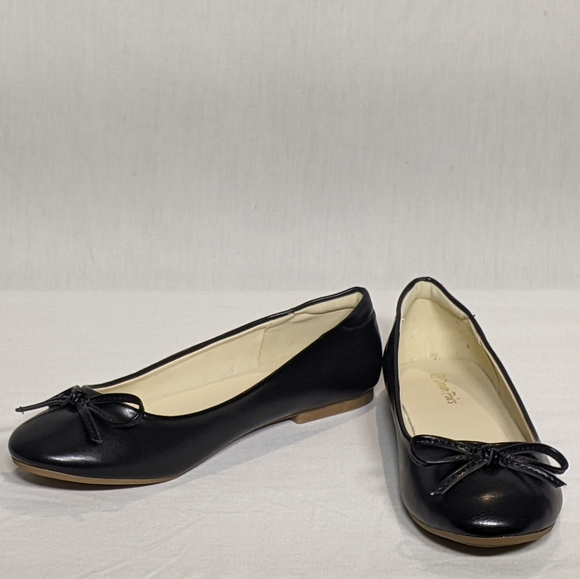 NEW DREAM PAIRS Kids Ballerina Flats Walking Shoes Sz 5 black - Picture 2 of 4